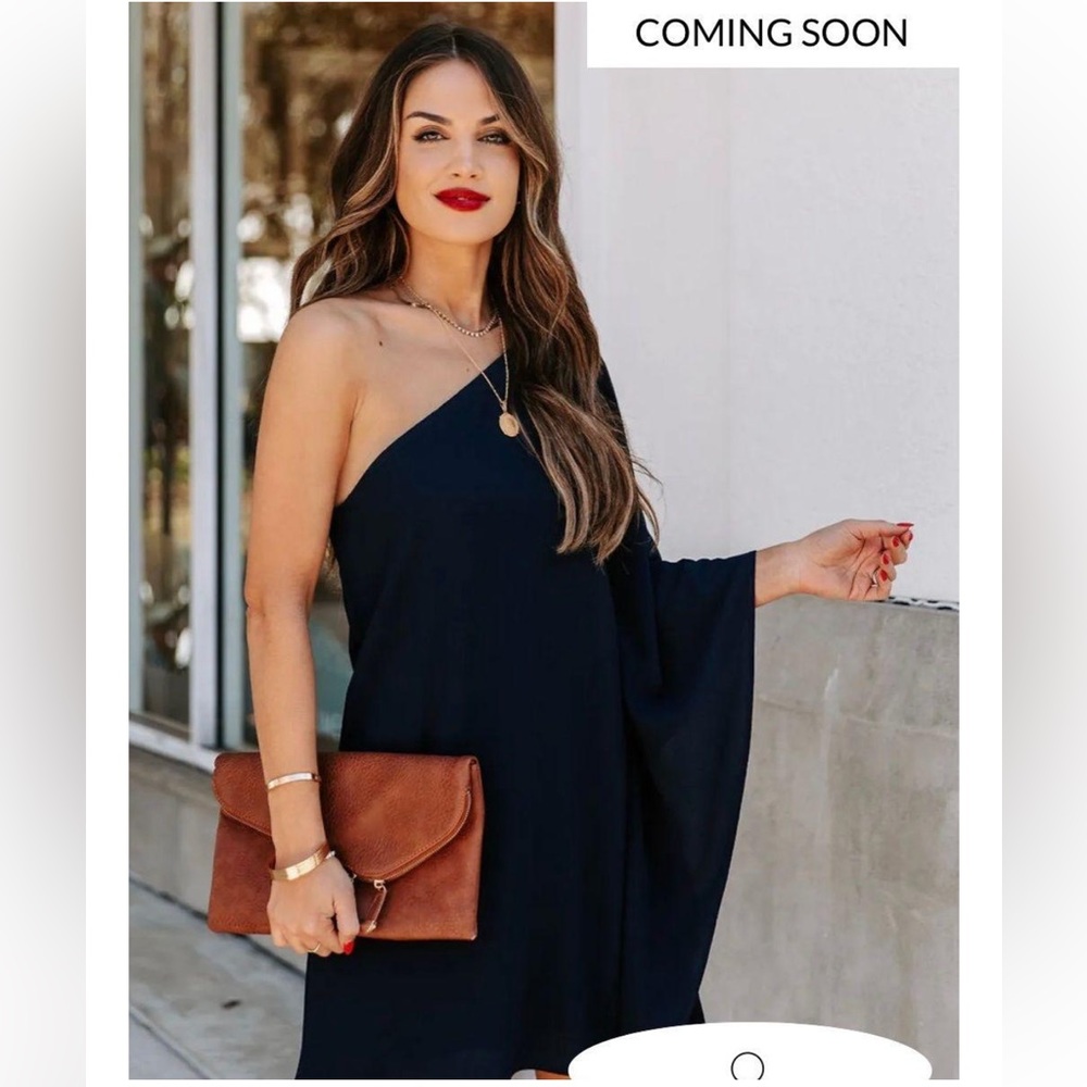 Vici Side to Side Navy Blue Shift Dress in size XS